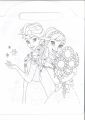 DRAWING COPIES WITH HANDLE FOR COLORING KIDS GIFT 24 CHARACTER ART COPIES. 