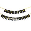 Happy Graduation Banner -Congrats Graduate Banner - Grad Party Decorations. 