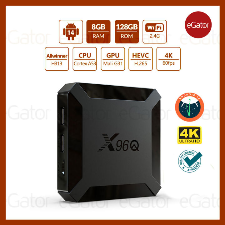 X96Q | 8GB-128GB | Android 14 | 4K Resolution | Android TV Box