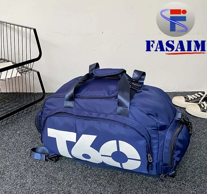 T60 Sports Gym Duffel Bag Waterproof SportsT60 Bags for Men Fitness Women Yoga Training Handbag with Shoe Compartment Traveling Training and Gym Daraz.pk