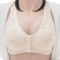 Wide Strap Front Open 3 Button Nursing Bra. 