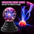 PACKIFY - USB Touch Sensitive Plasma Ball Electrostatic Sphere Light Crystal Lamp - USB Powered Magic Static Electricity Ball Lamp for Parties, Home Decorations, Birthday Gifts & Science Teaching. 