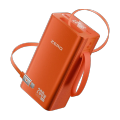 Zero® Lumin L-300 Power Bank 30000mAh 22.5W Fast Charging PowerBank | QC 3.0 Powerbank | USB-C Input/Output Powerbank  | Built-in Cable Powerbank | Aluminum Body Powerbank | Portable Powerbank  | Fast Charge Power Bank for Android & IOS. 