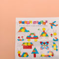1 【Happier】 Puzzle Blocks Unlimited Wooden Toys 60Pcs For Kids 3Years Old Above. 