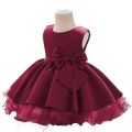 fancy organza and raw silk frock for baby girls. 