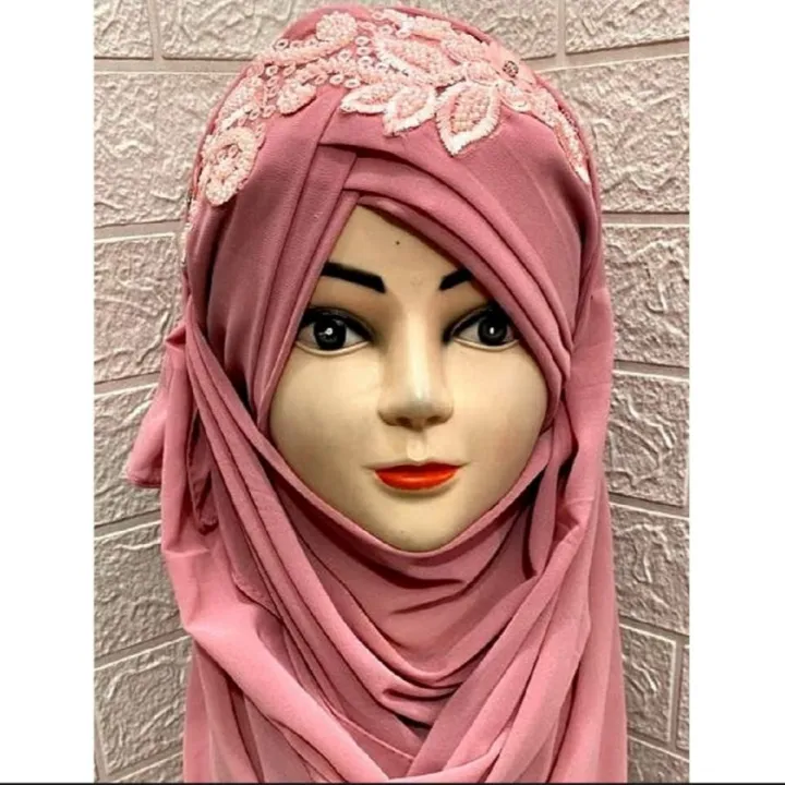Elegant%20Turkish%20Muslim%20Hijab%20islamic%20Wear%20veil%20Embroidery%20Beautiful%20instant%20Scarf%20-%20Image%202