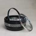 Hotpot Brighton Hotpot With Glass LID 4100ml - Food Warmer Cassrole BPA Free - Stylish Fancy Hotpot Gift Hotpot Insulated High Quality Hotpot. 
