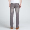 New  Men's Slim Fashion Jeans High Quality Male Elastic Gray. 