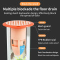 【FUN LIVE】 【COD】Multi-Purpose Insect-Proof Drain Plug Anti-Odor Sewer Gases & Water Backflow Preventer Bathroom Shower Basin Home Supplies. 