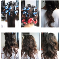 10 Pcs Flexible Hair Curling Rod - Foam Hair Rods for Curling - Flexible Hair Rollers and Curler - Foam Hair Roller - Foam Hair Curlers - Heatless Flexible Curling Rods - Hair Curlers Rollers Flexi Rods Flexible Curling Rods Set - hair styling. 