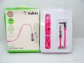 Belkin Flat Audio Cable AUX Pink New. 