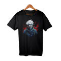 New Kakashi Digital Printed T Shirt For Men - Black - Stylish And Premium Quality Graphic Tee For A Trendy Appearance. 
