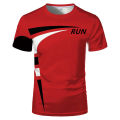 High quality polyester men running T shirt quick dry fitness shirt gym sport clothes tops lightweight. 