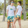 Yfashion Beach Shorts Men Loose-fitting Beach Water Park ing runks Seaside Surfing Quick-drying Shorts. 