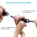 30 Packs Waterproof Wire Connector Grease Cover Outdoor Electrical Cap Outdoor Sealed Electrical Connectors. 