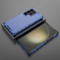 HOCE Honeycomb Clear Phone Cases For Samsung Galaxy S25 Edge S24 S23 S22 S21 Note 20 Ultra Plus S21 FE Case Frosted Armor Shockproof Soft Cover. 