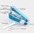 Mini Portable Household DIY Needlework Machines Fabrics Pocket Manual Handwork Outdoor Fabric Stitch Cloth Needle Threader Tailor Sew Handheld Delicate Thread Stitching Repairs Operate Kit Use for Travel and Home. 