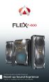 Flex Multimedia Speaker Black (F-600) LED display with Remote-control & RGB Lights.. 