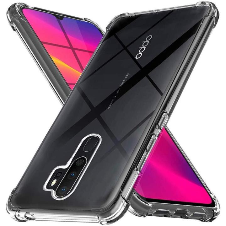 OPPO A5 2020 Back Cover Transparent Soft Silicone Crystal Clear Case For OPPO Mobiles
