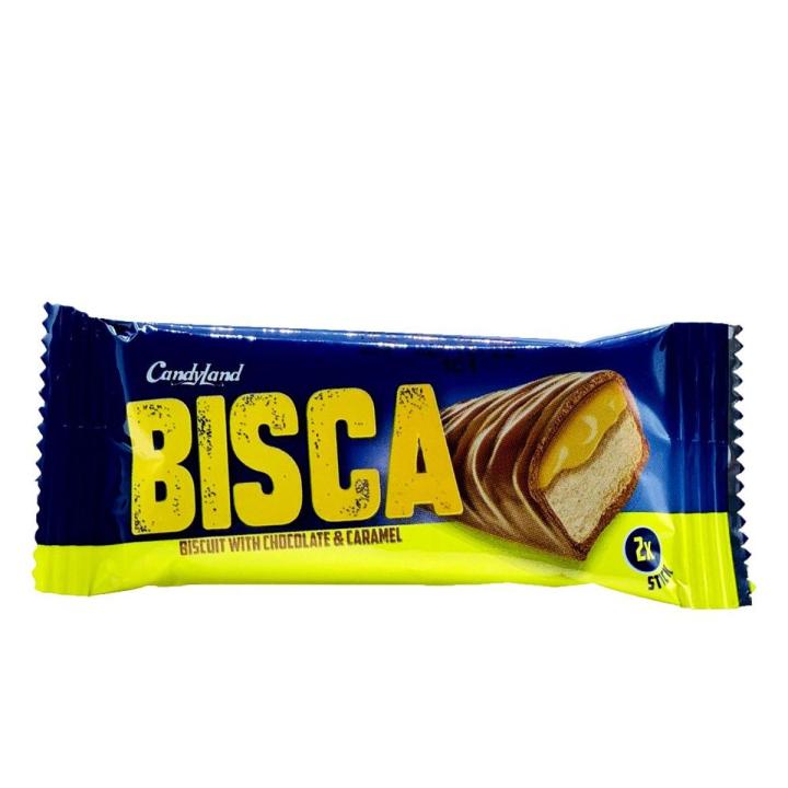 candyland bisca chocolate with caramel and biscuit