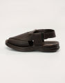 Aerosoft MP-0808 Men's Peshawari Chappal – Comfortable Soft Upper with Heel Support & Stylish PU Sole. 