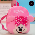 Pink Minnie Kids Plush Bag 9-10 Inches kids Bag By Reeshail Enterprise. 