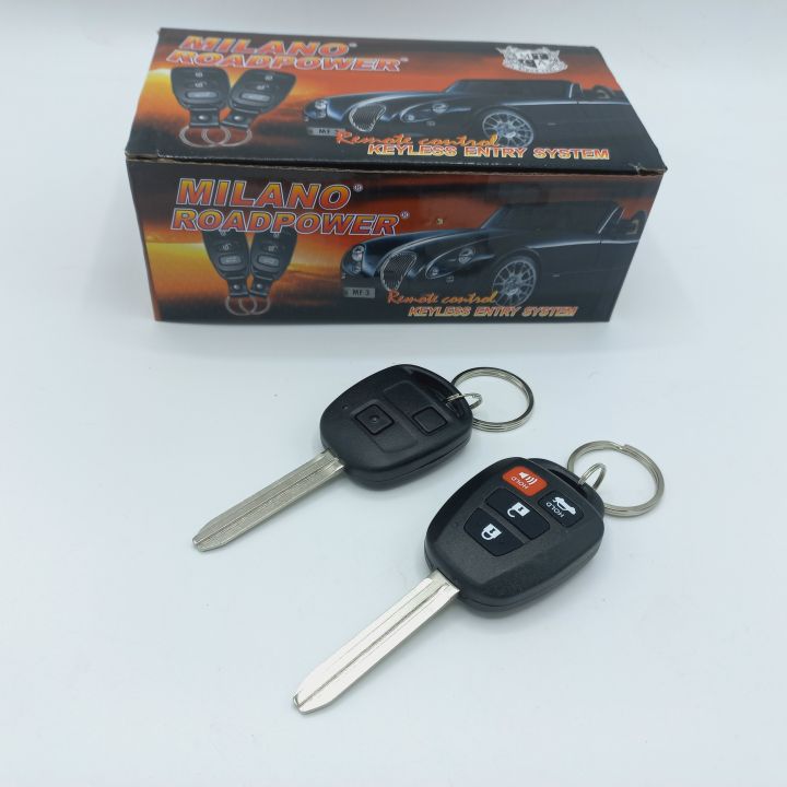 Milano Car Keyless Entry System For Toyota Keys