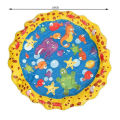 PinShang Sprinkler Pad For Kids 39'' Sprinkler Play Mat Outdoor Pool Party Water Play Toys Water Play Game For Kids Pets. 