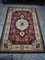 Living Room Carpet 4ft x 6ft, Digital Printed Polyester Microfiber Rug with Felt Protection, Multi-Color Center Piece. 