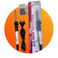 60W Portable Electric Soldering Iron - Mobile Repairing Soldering Iron Rework Station Soldering Tips | 5 bits. 