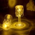 LED Night Light Crystal Diamond Table Lamp Transparent Acrylic Night Lamp Bedroom Beside Reading Lamp | Led Diamond Table Lamp | Decorative Desk Lamp | Night Light Crystal Lighting Gift | Decorative Item | Gift item. 