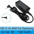 Power Adapter 40W 19V  For Samsung NP900X3E-K01US NP900X3D-A02US 3.0mm. 