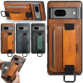 Applicable to Google 8 Card Phone Case Google7a Bracket Rear Cover Wrist Strap iPhone14 Color Matching Protective Sleeve. 