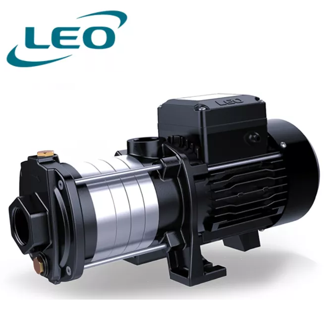 LEO ECHM4-40D , 750WATT / 1.0 HP ,  STAINLESS STEEL MULTISTAGE CENTRIFUGAL PUMP, 220V~240V SINGLE PHASE, SIZE:- 1 1/4" X 1", EURPEON STANDARD