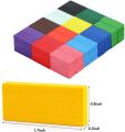 Wooden Domino Blocks 100 Pcs Colorful Educational Game for Kids. 