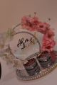 engagement ring platter/ ring plate/ customize ring plate with names/ with 2 ring boxes. 