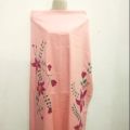 handmade fabric paint lawn cotton shirt (unstitched). 