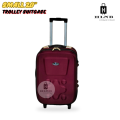 20-Inch Softside 2-Wheel Trolley Suitcase with Combination Lock. 