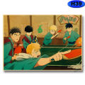 Anime Mob Psycho 100 Poster Retro Kraft Paper Posters and Prints Anime Decor Wall Stickers Home Room Bar Decorative Painting. 