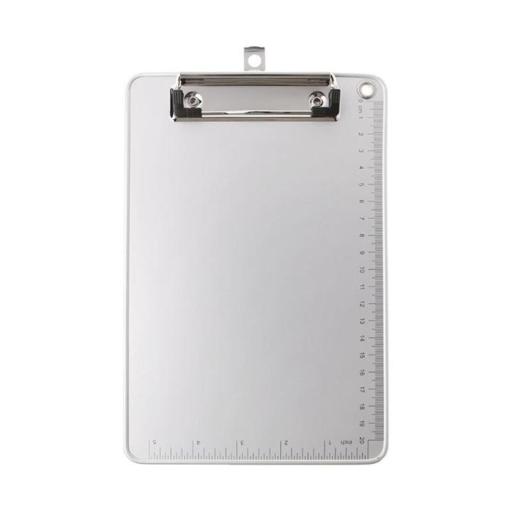 Portable A4/A5 Aluminum Alloy Writing Clip Board Antislip File Hardboard Paper Holder for Office School Stationery Supplies
