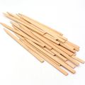 Set of 24 - Bamboo Flat BBQ Skewers, Flat Style Bamboo Wooden Meat and Fruit Skewers Vegetables Sticks Arts & Crafts. 