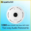 WiFi Panoramic Fisheye 360 Wide Angle Camera. 
