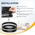 Vacuum Belt for Riccar, Vacuum Parts for Riccar Vacuum Cleaner, Replacement Accessories Belts Fit Model Part A20-R2, 2 Pack. 
