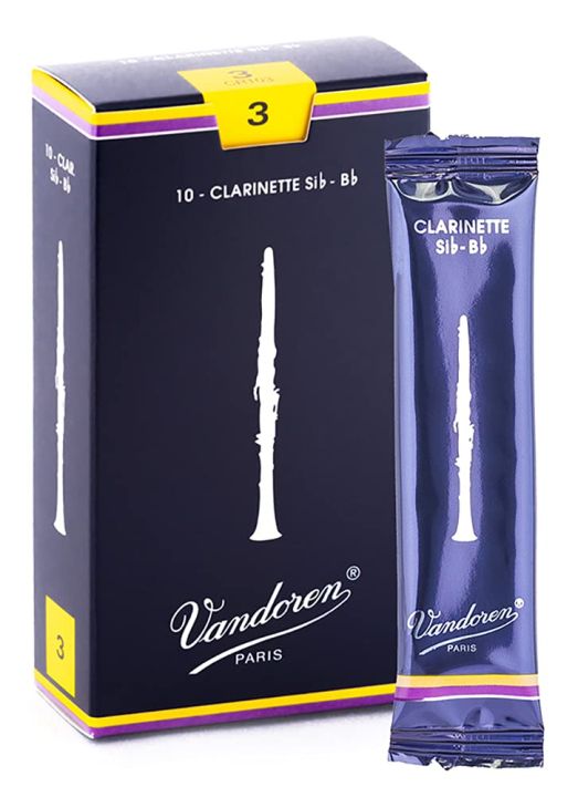 IMPORTED%20REED%20%7C%20Vandoren%20CR103%20Bb%20Clarinet%20Traditional%20Reeds%20Strength%203;%201/Pc%20-%20Image%202