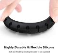 Cable Holder Clips, Self Adhesive Silicone Clips, for USB Desk, Nightstand, Power Cord, Mouse Cable, PC Cable, Office and Home. 