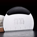 Dough Scraper Stainless Steel Pastry Dough Cutter Semicircular Bench Scraper Cake Bread Pizza Dough Cutter Chopper Baking Tools. 