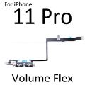 Volume Button Power Switch On Off Key Ribbon Flex Cable For iPhone 13 12 mini 12 11 Pro Max Replacement Parts. 