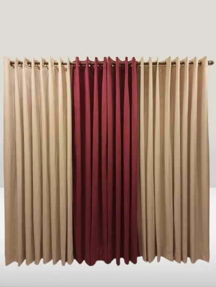 Velvet Blind Curtains | Laser cut velvet motif | Only Blind (Without Chik) | Customized...