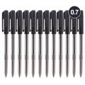 Deli - EQ00920-Arrow Ball Point Pen 0.7mm (12Pcs/Box) - Black. 