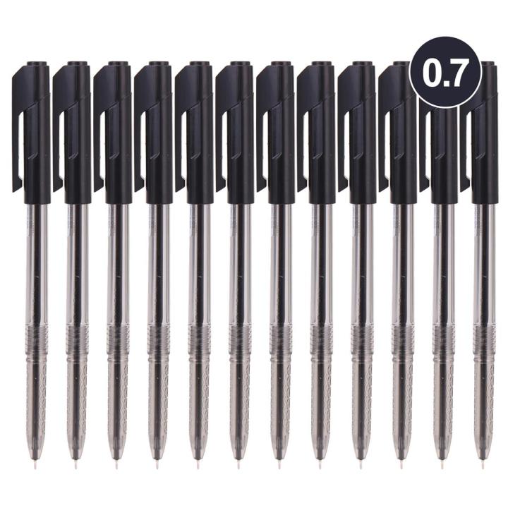 Deli - EQ00920-Arrow Ball Point Pen 0.7mm (12Pcs/Box) - Black